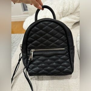 Rebecca Minkoff Quilter Mini Black Backpack